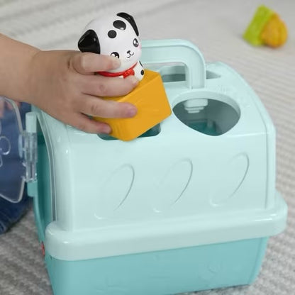 Fisher Price - لعبة حاملة الحيوانات الأليفة للفرز واللعب