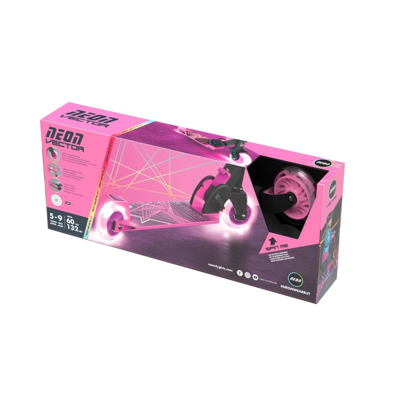 Yvolution - Neon Vector Scooter | Pink | 5-9 Years Yvolution - Neon Vector Scooter | Pink | 5-9 Years