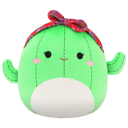 Squishmallows - Medium Plush 12" Maritza - Green Cactus W/Paisley Headband
