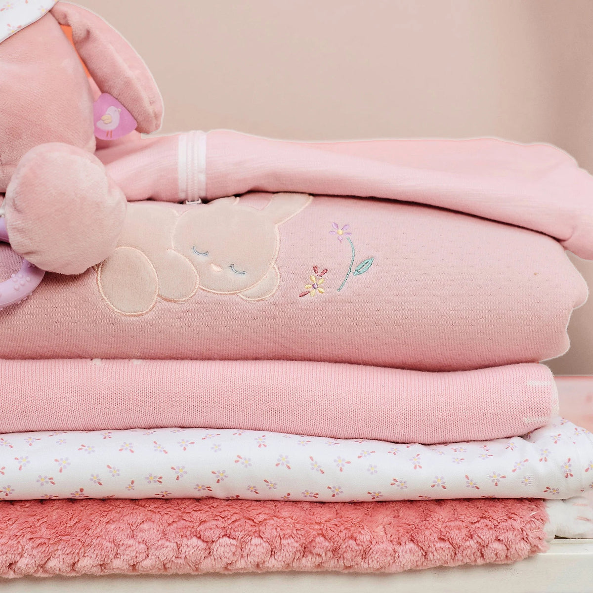 Nattou - Baby Blanket | 100X75 cm | Alice & Pomme Old Pink Nattou - Baby Blanket | 100X75 cm | Alice & Pomme Old Pink