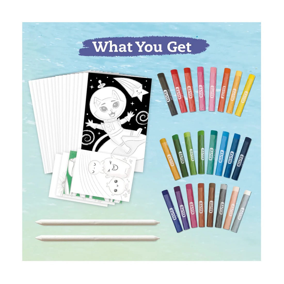 Klutz DIY Pastel Studio | 24 Oil Pastels