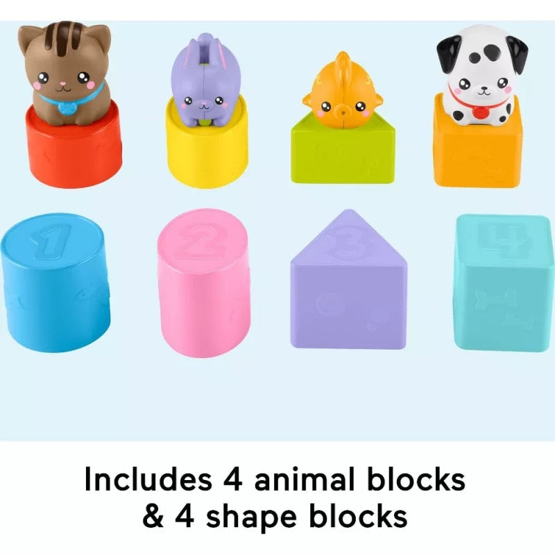 Fisher Price - لعبة حاملة الحيوانات الأليفة للفرز واللعب