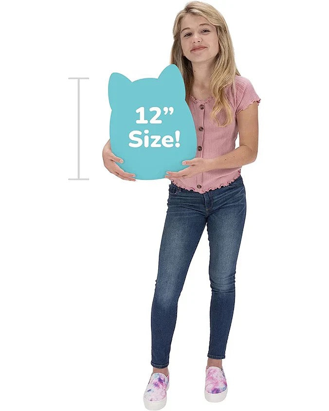 Squishmallows - Medium Plush 12" Lijjian - Brown Capybara - Fuzzy Belly and Yuzu