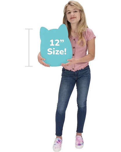 Squishmallows - Medium Plush 12" Lijjian - Brown Capybara - Fuzzy Belly and Yuzu