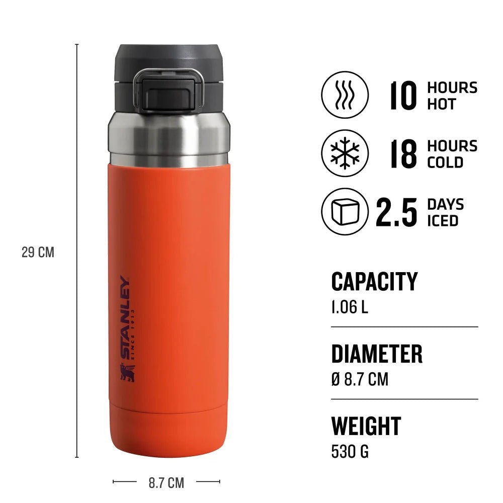 Stanley - The Quick-Flip Water Bottle | Tigerlily Plum | 1.06L Stanley - The Quick-Flip Water Bottle | Tigerlily Plum | 1.06L