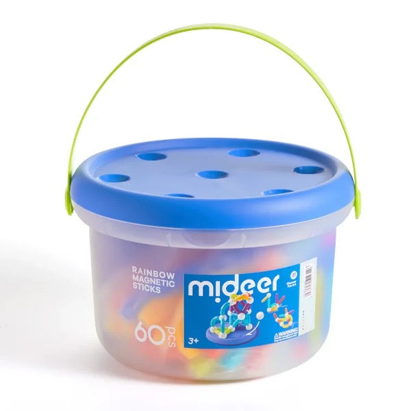 Mideer - Rainbow Magnetic Sticks | 60pcs Mideer - Rainbow Magnetic Sticks | 60pcs