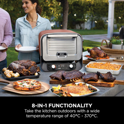 Ninja - Woodfire Electric Outdoor Oven | 8-in-1 Pizza Oven