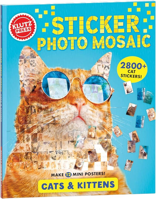 Klutz DIY Sticker Photo Mosaic: Cats & Kittens