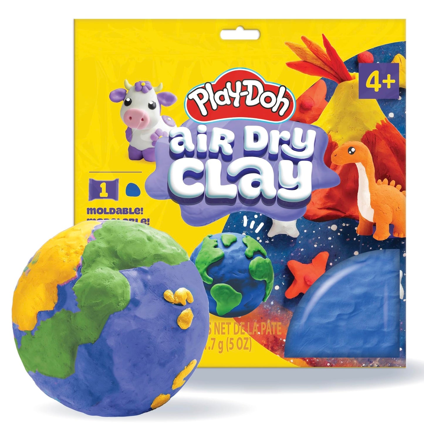 Play-Doh - Air Dry Clay Bag | 142g | Blue