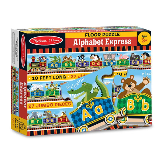 Melissa & Doug ALPHABET EXPRESS FLOOR PUZZLE | 27 PC
