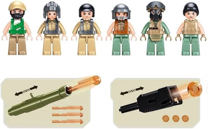 سلوبان - الجيش - عملية الصيد والإبادة - غارة | 557 قطعة | 6 سنوات فما فوق