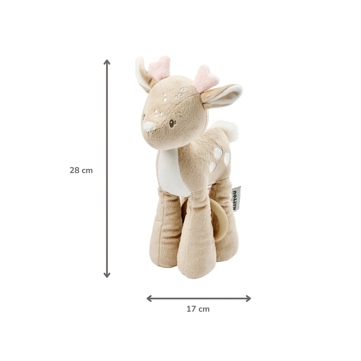 Nattou - FanFan Musical Soft Toy | Deer Nattou - FanFan Musical Soft Toy | Deer