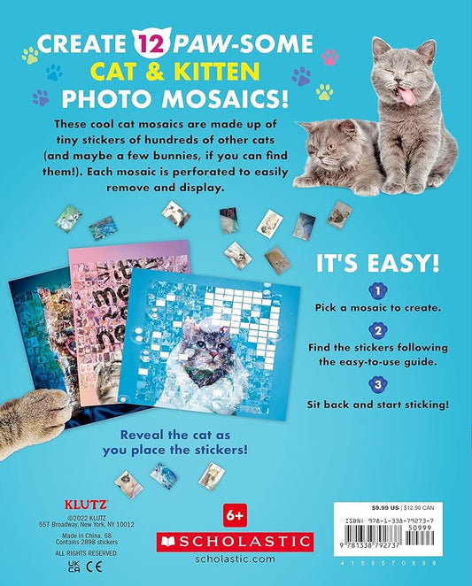 Klutz DIY Sticker Photo Mosaic: Cats & Kittens 3-6Y — BambiniJO Jordan