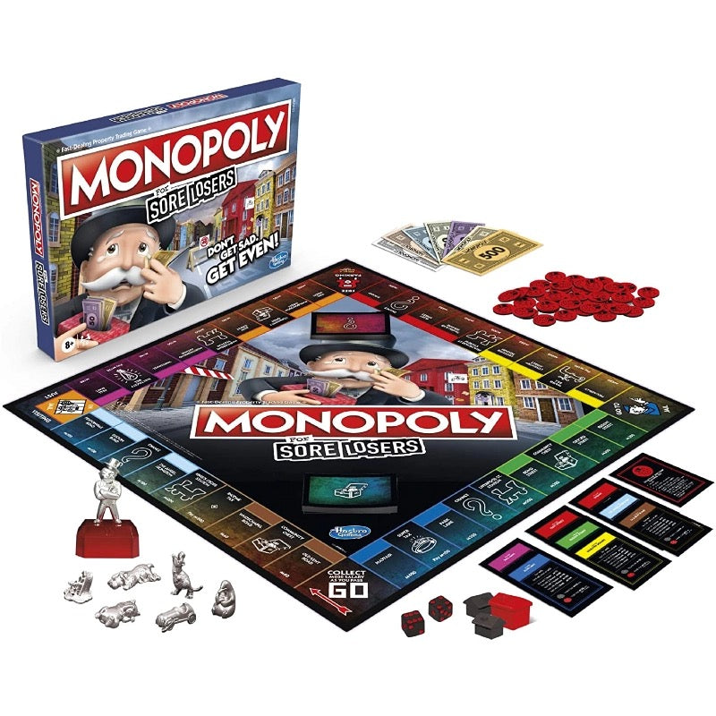 Monopoly For Sore Losers Board Game 8Y+ Monopoly For Sore Losers Board Game 8Y+