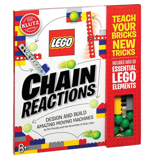 Klutz DIY Lego Chain Reactions | Klutz Book + LEGO Blocks