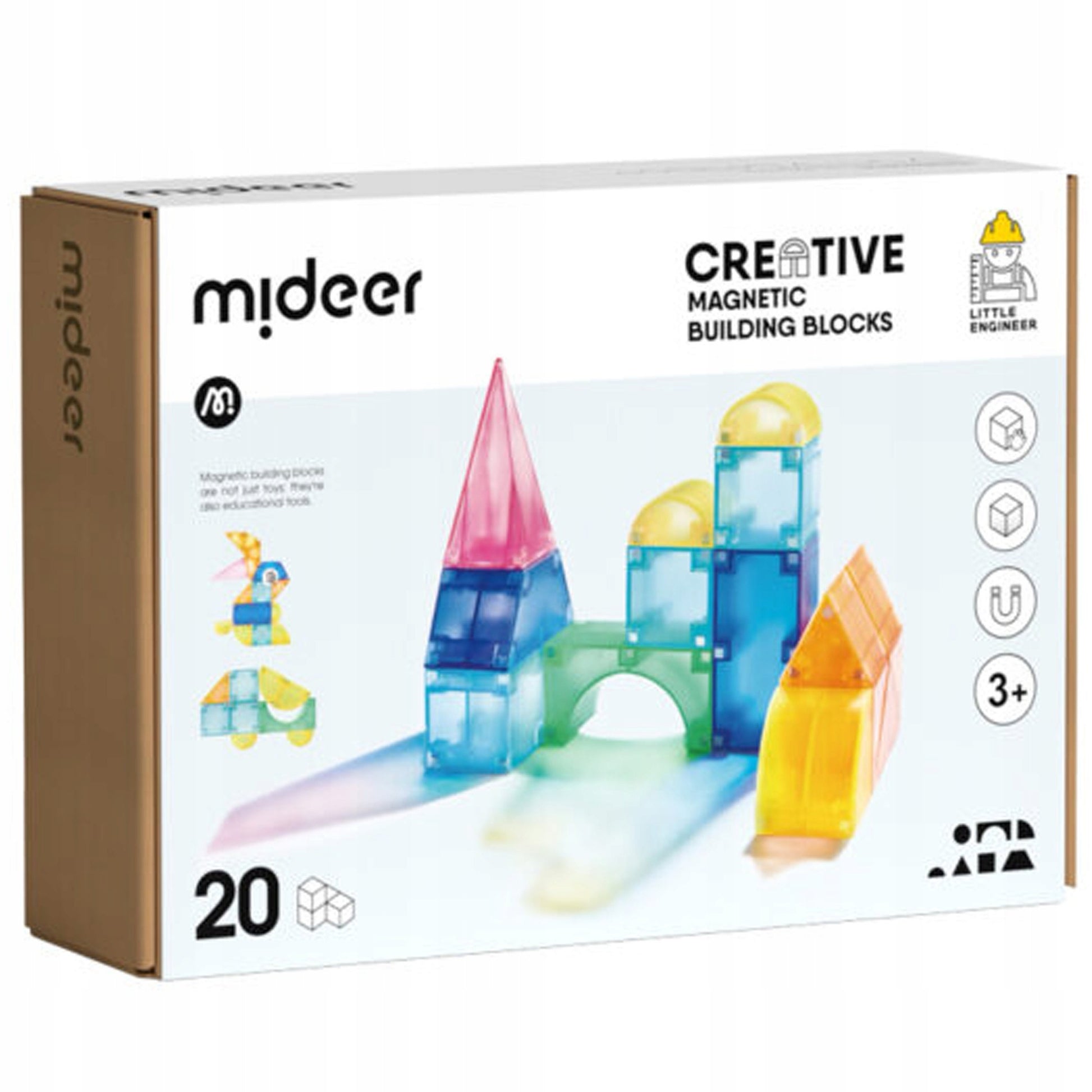 Mideer - Creative Magnetic Building Blocks | 20pcs Mideer - Creative Magnetic Building Blocks | 20pcs