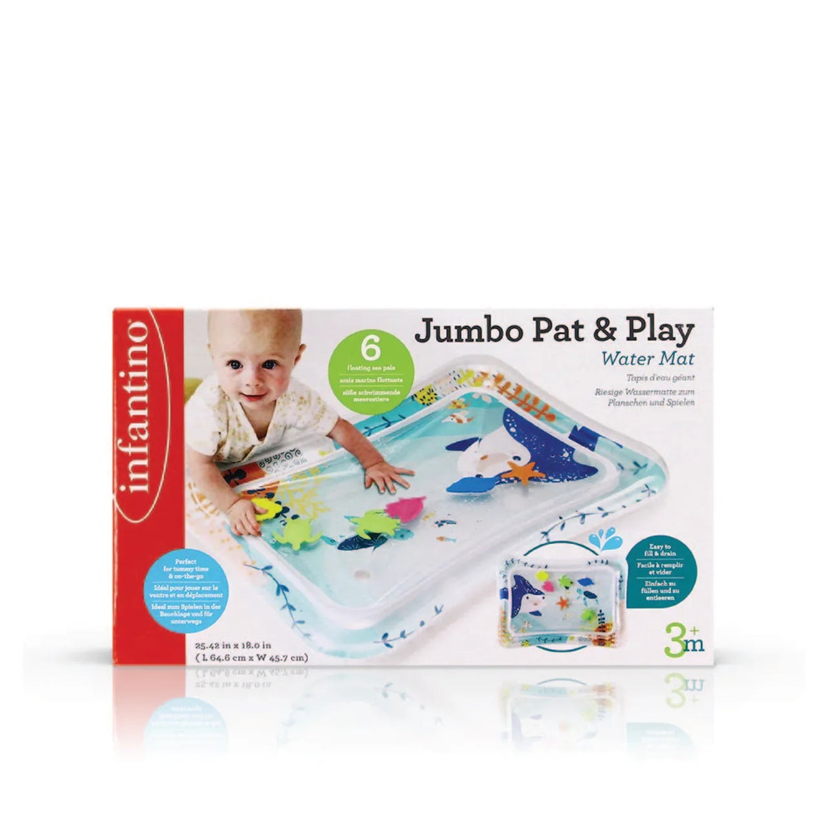 Infantino - Infantino - Jumbo Pat And Play Water Mat | 3m+ Infantino - Infantino - Jumbo Pat And Play Water Mat | 3m+