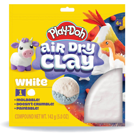 Play-Doh - Air Dry Clay Bag | 142g | White