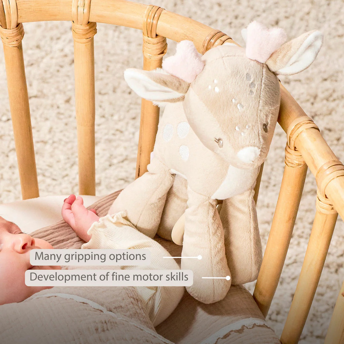Nattou - FanFan Musical Soft Toy | Deer Nattou - FanFan Musical Soft Toy | Deer