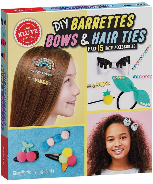 Klutz DIY Barrettes, Bows & Hair Ties