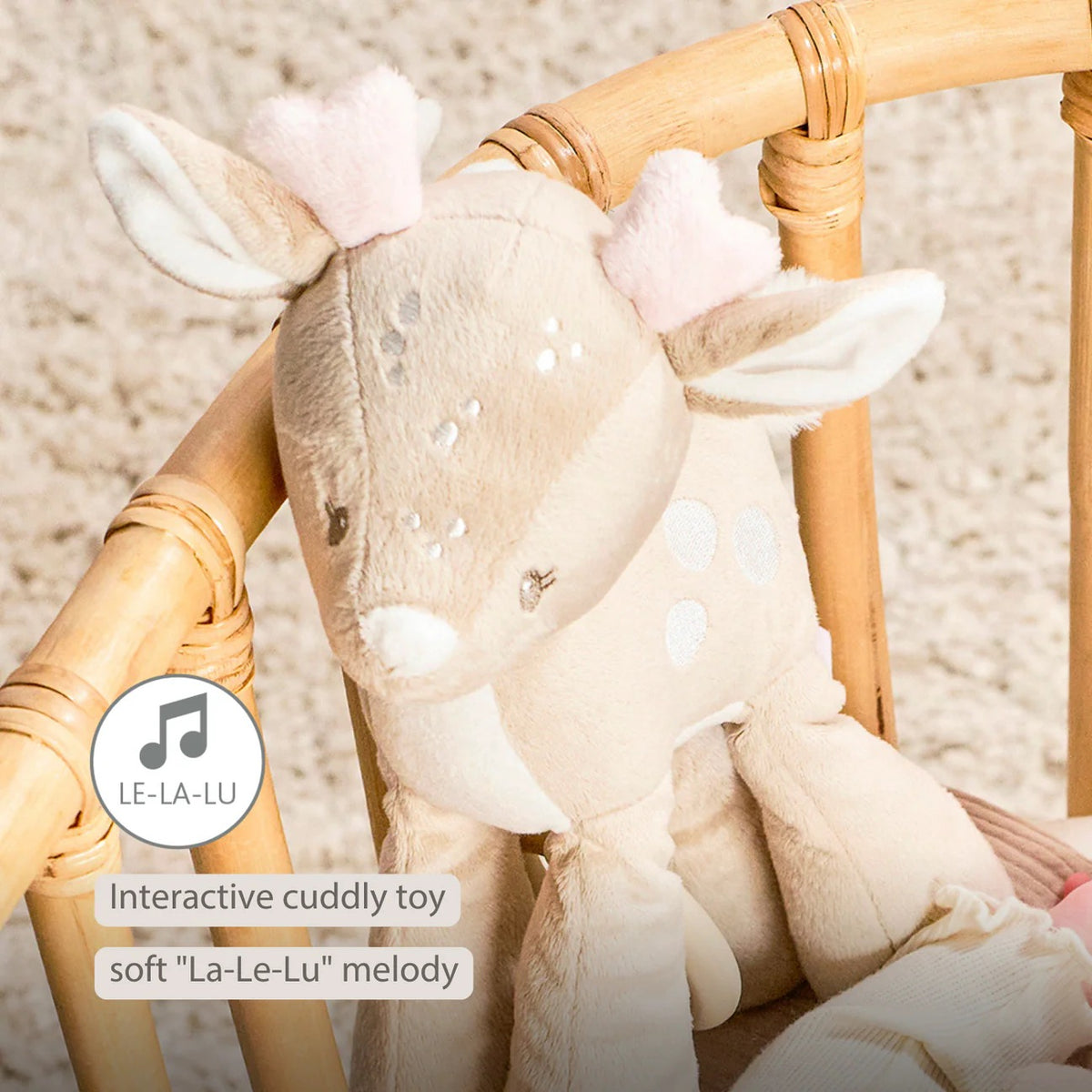 Nattou - FanFan Musical Soft Toy | Deer Nattou - FanFan Musical Soft Toy | Deer