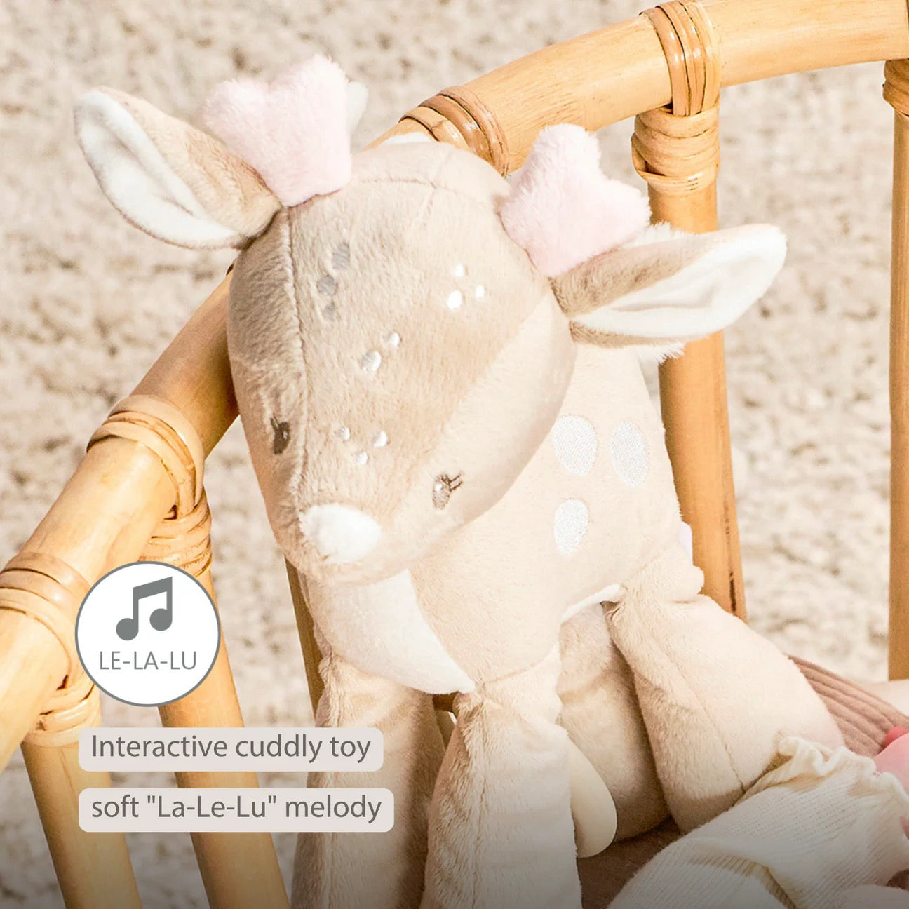 Nattou - FanFan Musical Soft Toy | Deer