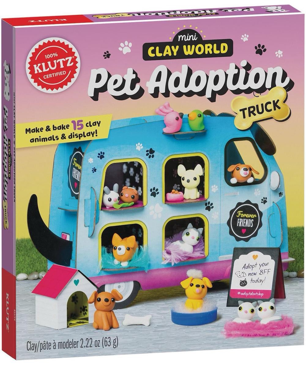 Klutz DIY Mini Clay World Pet Adoption Truck Klutz DIY Mini Clay World Pet Adoption Truck