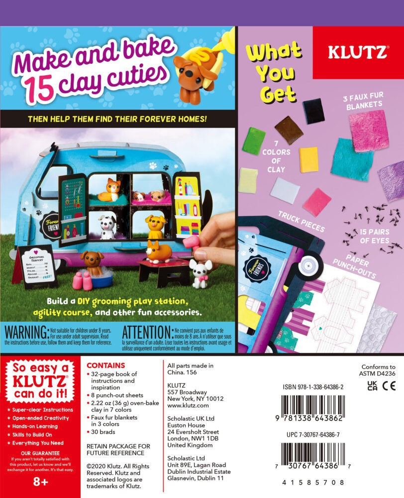 Klutz DIY Mini Clay World Pet Adoption Truck Klutz DIY Mini Clay World Pet Adoption Truck