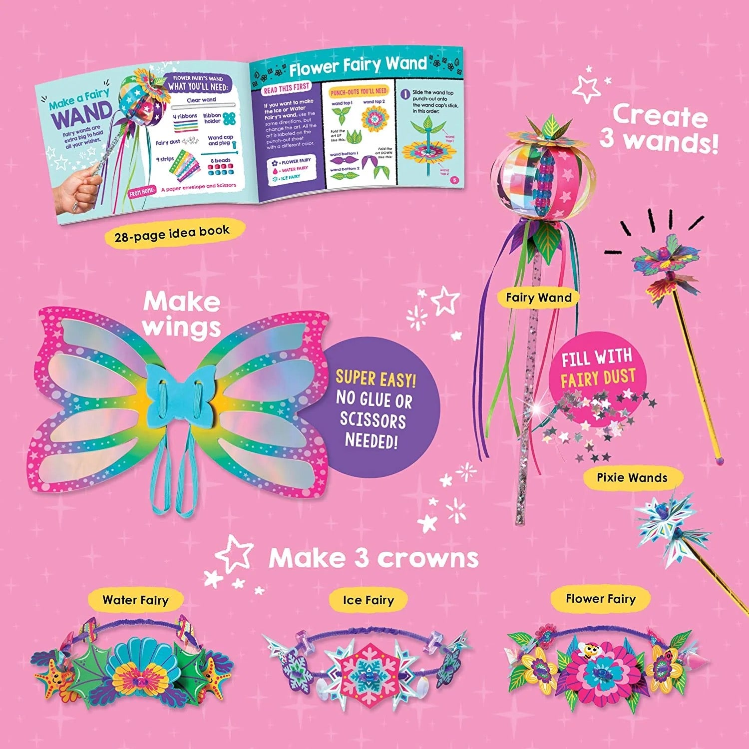 Klutz DIY My Fairy Wands & Wings Klutz DIY My Fairy Wands & Wings