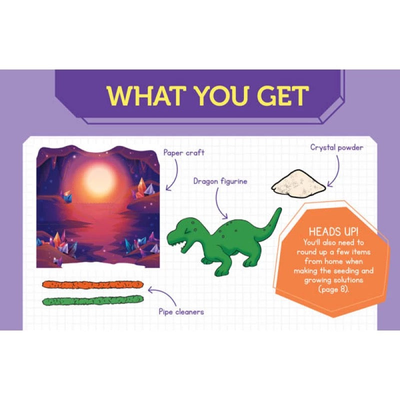 Klutz DIY Grow Your Own Crystal Dragon