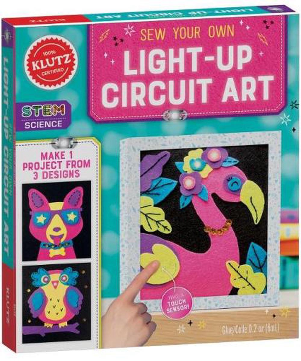 Klutz DIY Sew Your Own Light-Up Circuit Art