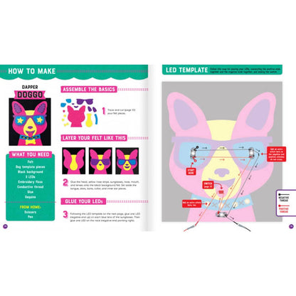 Klutz DIY Sew Your Own Light-Up Circuit Art