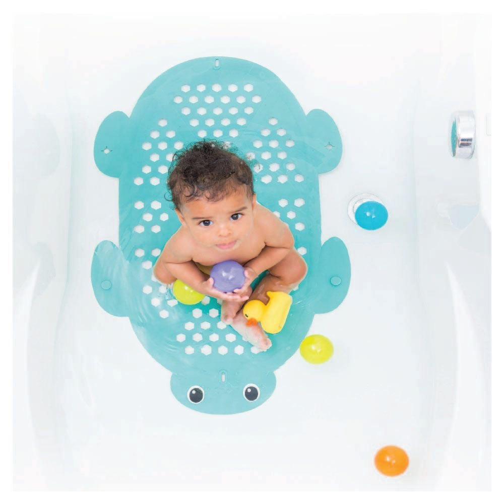 Infantino - 2-in-1 Bath Mat And Storage Basket | Turtle Infantino - 2-in-1 Bath Mat And Storage Basket | Turtle