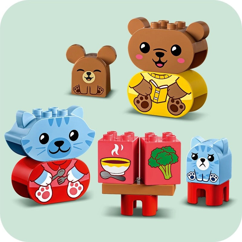 Lego - Daily Routines: Eating & Bedtime | 28 Pcs | 18M+ Lego - Daily Routines: Eating & Bedtime | 28 Pcs | 18M+