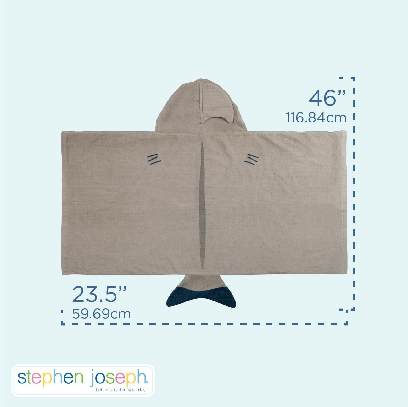 Stephen Joseph - Hooded Towel | Shark