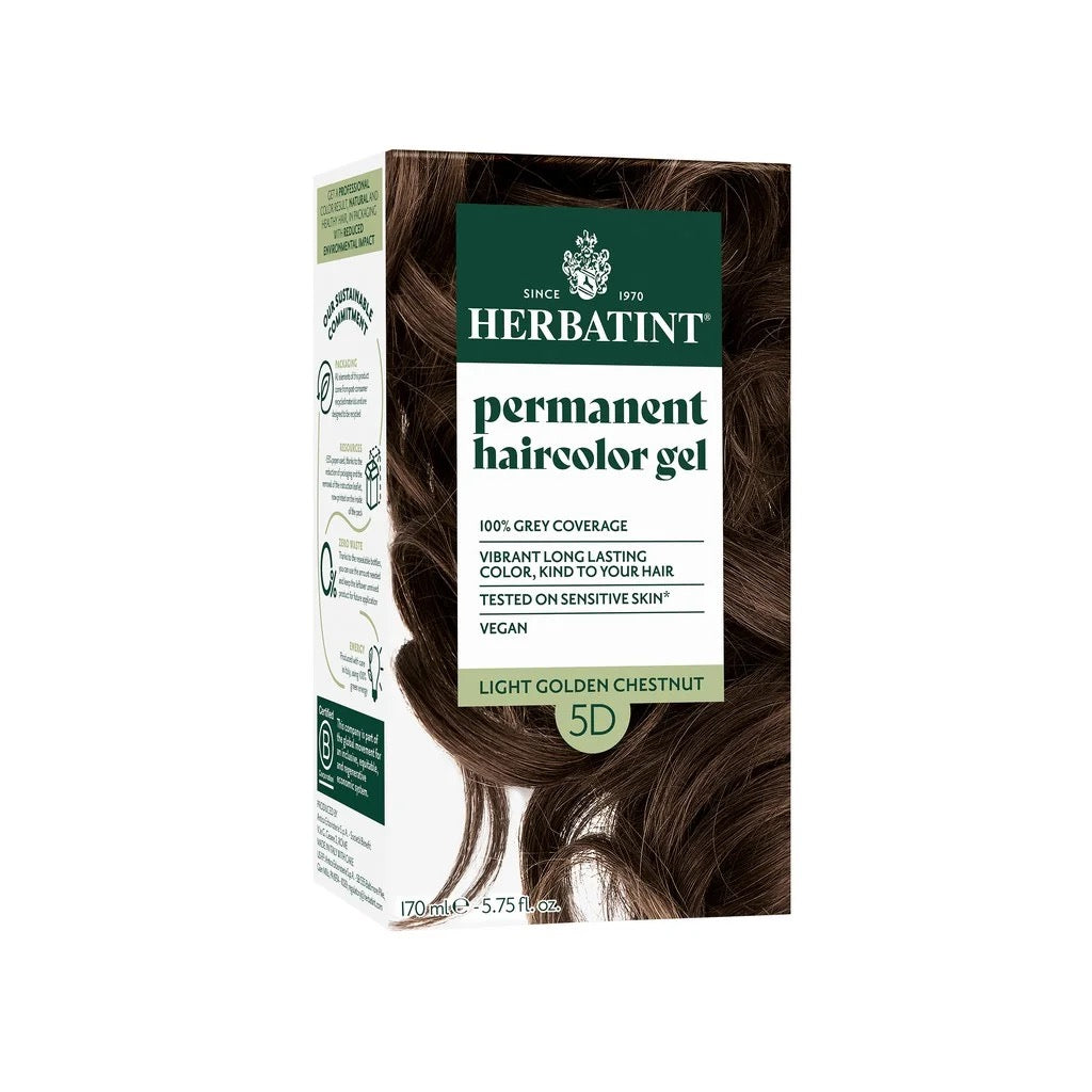 Hair Dye Pregnancy Safe Ammonia Free | 5D Light Golden Chestnut | 170ml