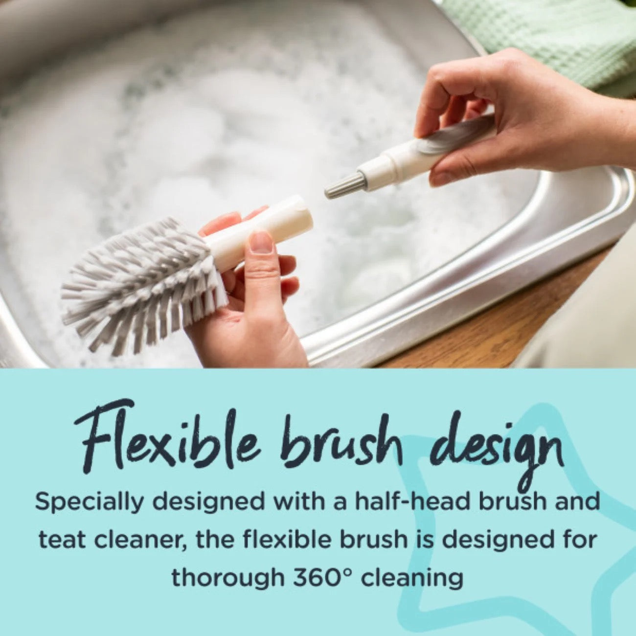 Tommee Tippee - Bottle & Teat Brush Tommee Tippee - Bottle & Teat Brush