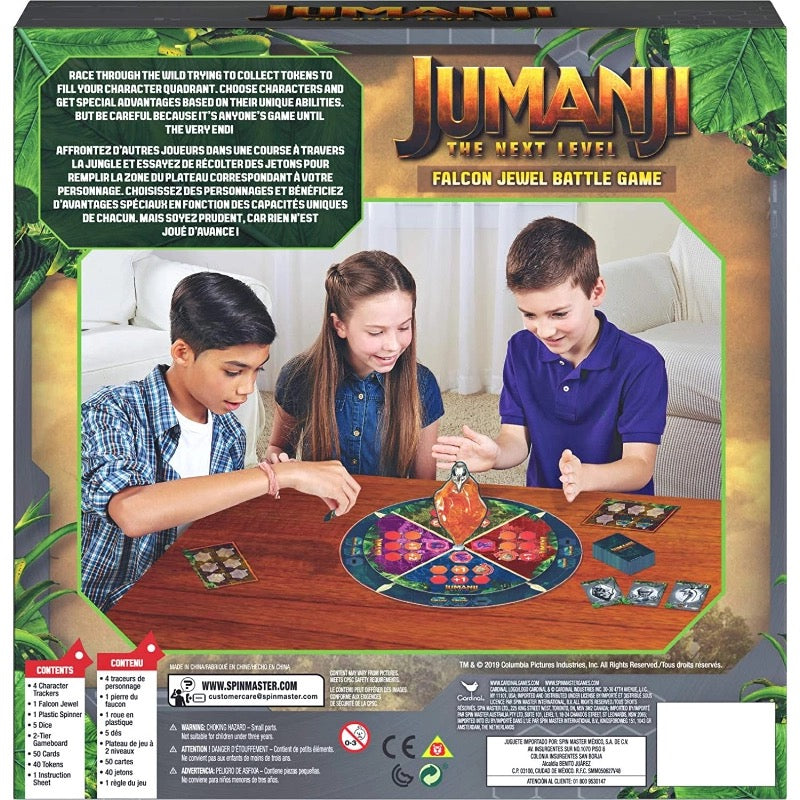 Jumanji 3 The Next Level, Falcon Jewel Battle Board Game 8Y+ Jumanji 3 The Next Level, Falcon Jewel Battle Board Game 8Y+