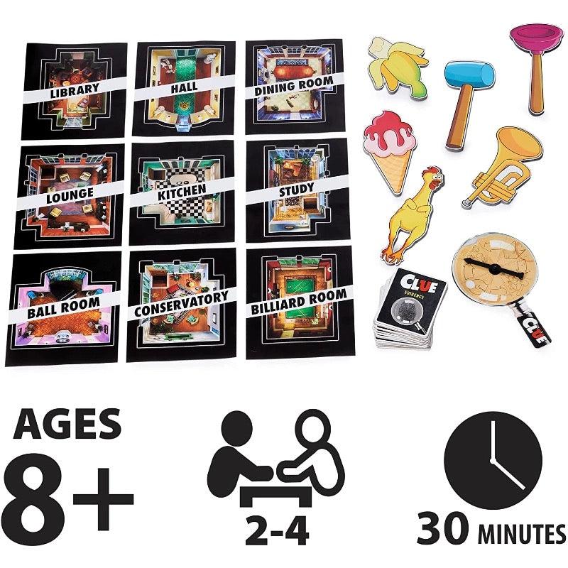 Giant Clue Classic Mystery Party Retro Board Game 8Y+ Giant Clue Classic Mystery Party Retro Board Game 8Y+