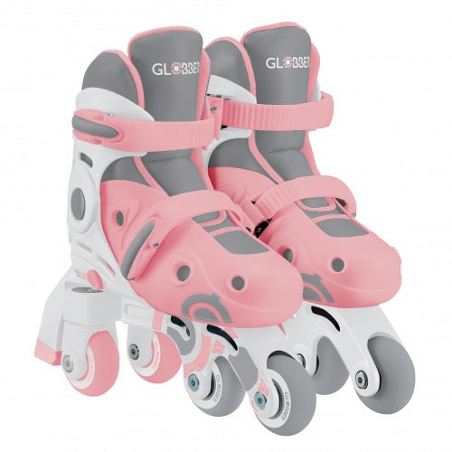 Globber | Learning Inline Skates 2in1 | Pastel Pink | 26-29 Globber | Learning Inline Skates 2in1 | Pastel Pink | 26-29