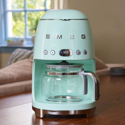 Smeg Filter Coffee Machine Drip 10 Cups 50's Style Aesthetic Pastel Blue — BambiniJO Jordan