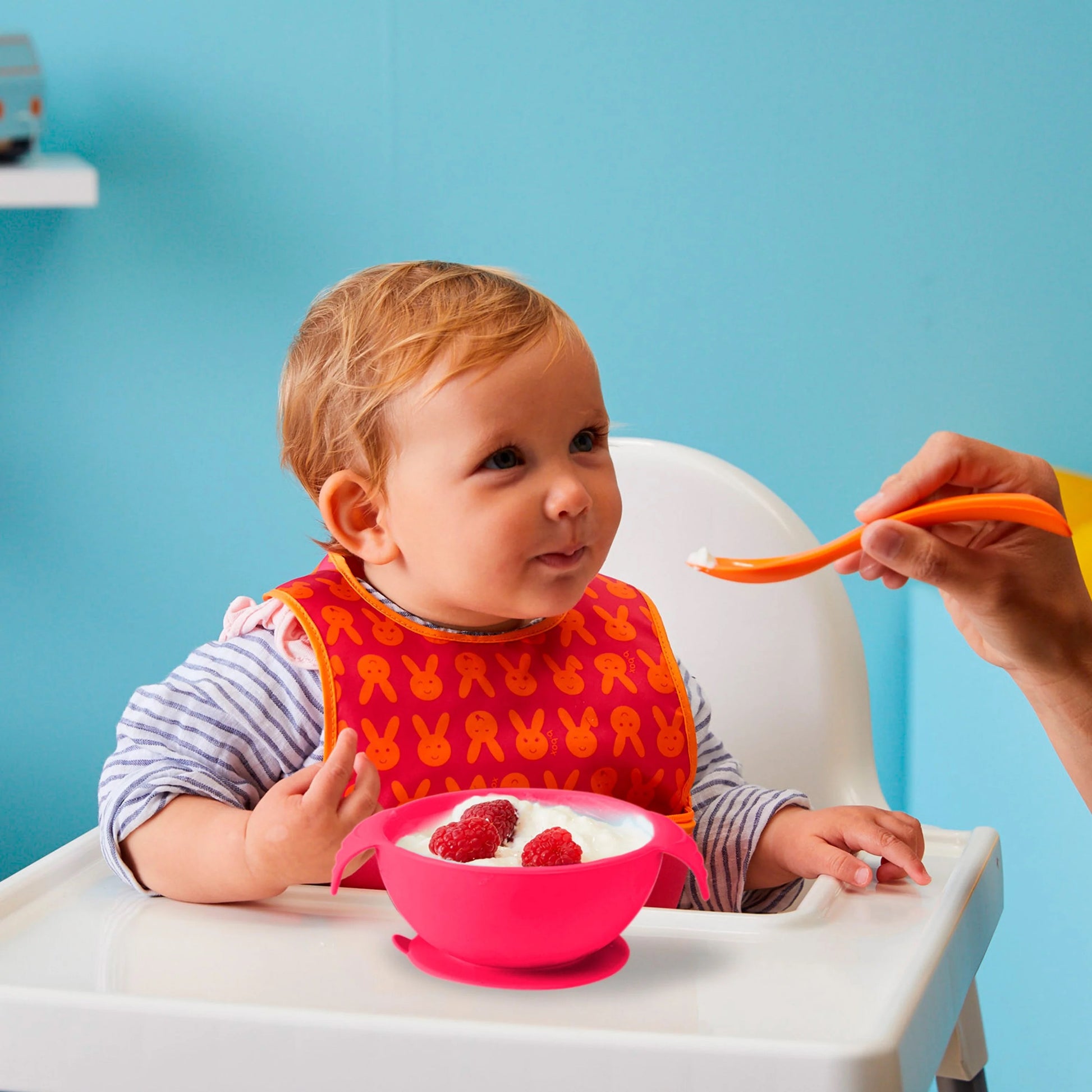 BBox - Suction Silicone First Feeding Set | Strawberry Shake BBox - Suction Silicone First Feeding Set | Strawberry Shake