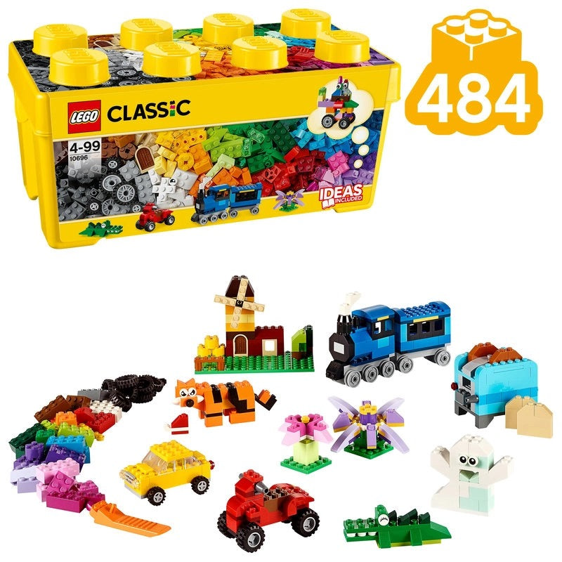 Lego - Medium Creative Brick Box | 484 Pcs | 4Y+