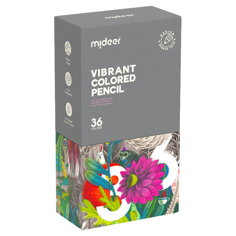 Mideer - Vibrant Colored Pencil | 36 Colors Mideer - Vibrant Colored Pencil | 36 Colors
