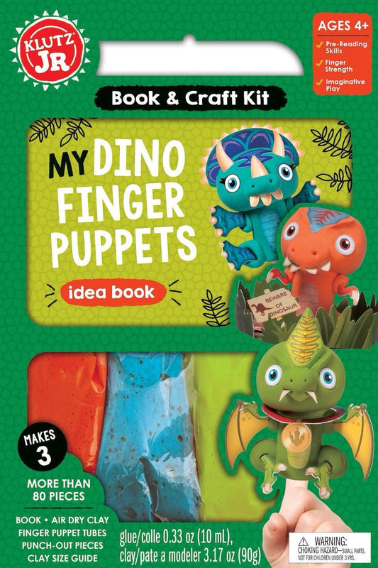Klutz DIY My Dino Finger Puppets