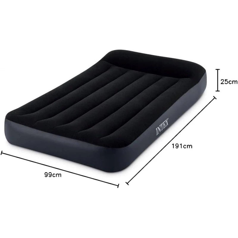 Intex - Twin Dura-beam Pillow Rest Classic Airbed 191 X 99 X 25 cm Intex - Twin Dura-beam Pillow Rest Classic Airbed 191 X 99 X 25 cm