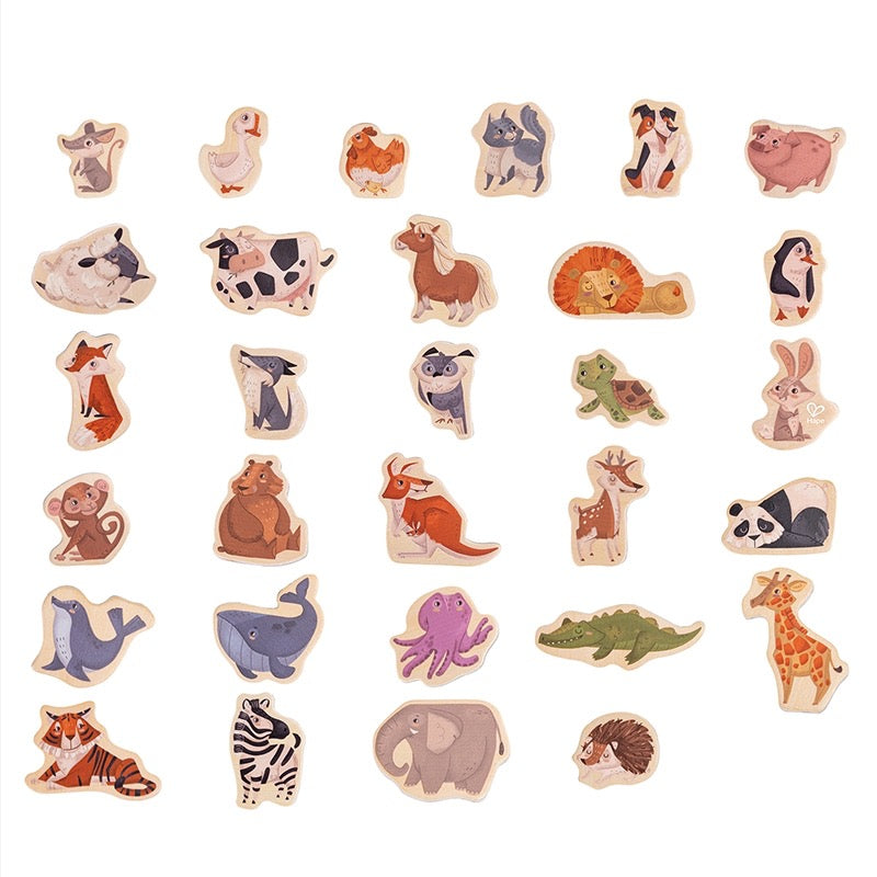 Hape - Magnetic Animals | 30pc