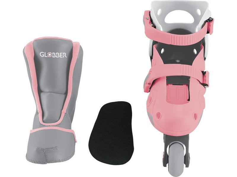 Globber | Learning Inline Skates 2in1 | Pastel Pink | 30-33 Globber | Learning Inline Skates 2in1 | Pastel Pink | 30-33