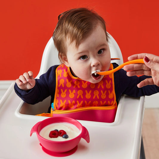 BBox - Suction Silicone First Feeding Set Strawberry Shake — BambiniJO Jordan