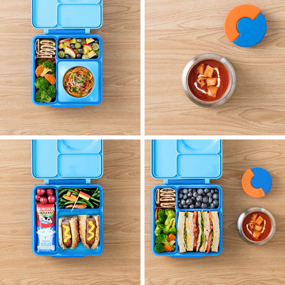 OmieBox Bento Box | With Insulated Thermos | Blue Sky OmieBox Bento Box | With Insulated Thermos | Blue Sky